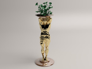 Flower Stand 4K 3D Model