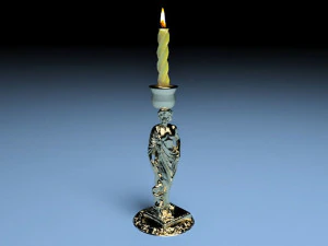 Roman Candlestick 3D Model