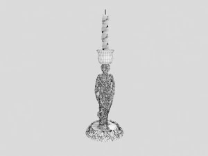 Roman Candlestick 3D Model