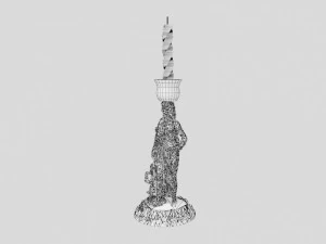Roman Candlestick 3D Model