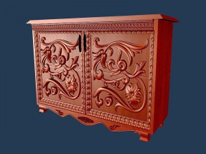 Carved Cabinet 3D Модель