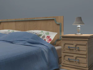 Schlafzimmer-Set 4K 3D Modell