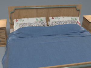 Bedroom Set 4K Modello 3D