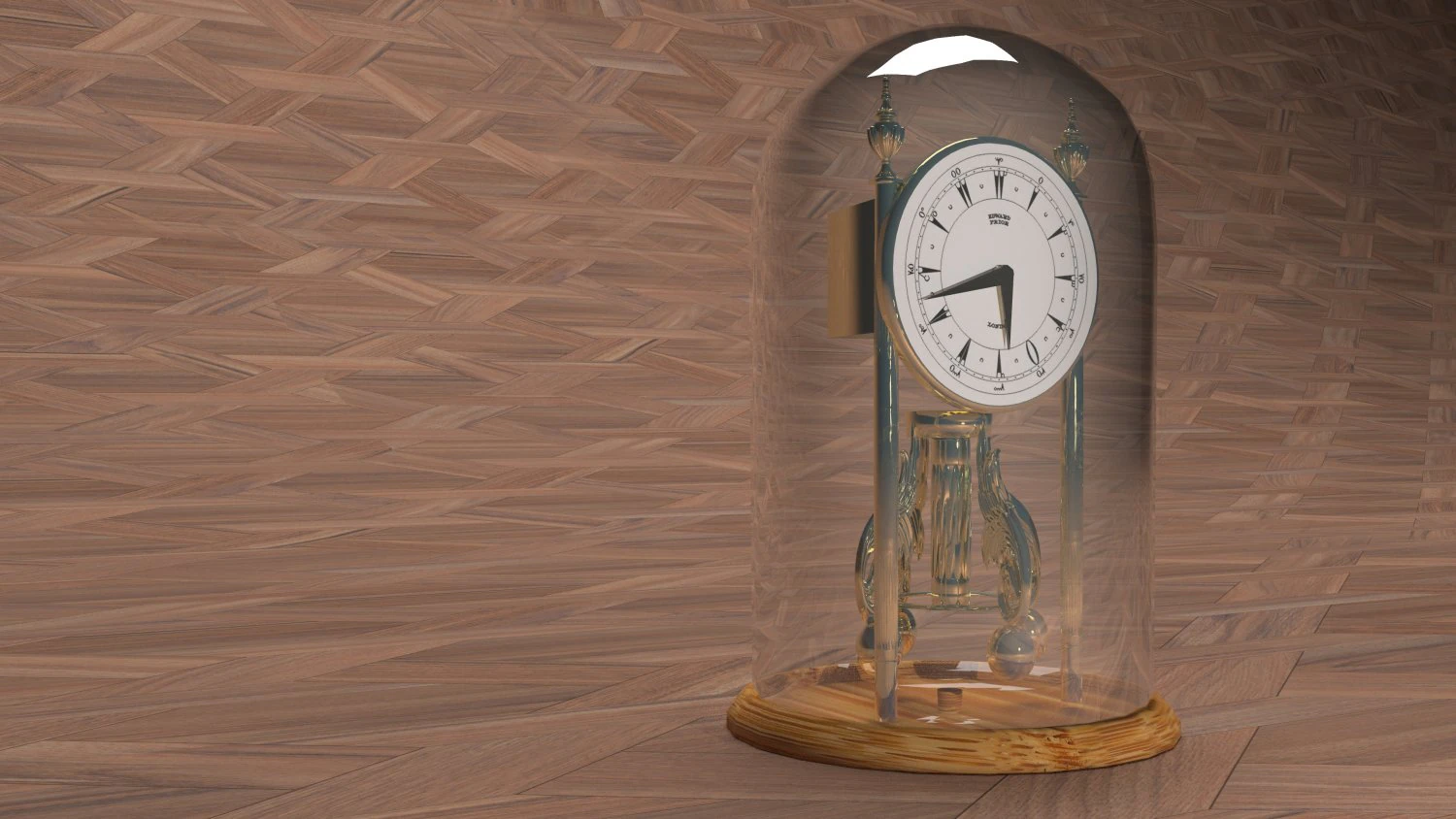 Lantern Clock 3D Model .c4d .max .obj .3ds .fbx .stl .blend