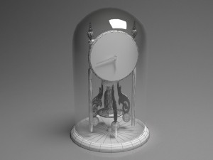 Lantern Clock 4K 3D Model
