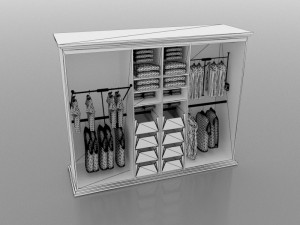 Wardrobe 2 Model 3D