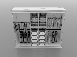 Wardrobe 2 Model 3D