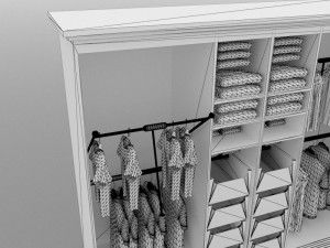Wardrobe 2 Model 3D