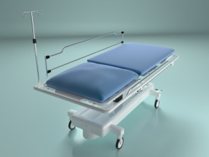 Emergency Service Stretcher 3D Model