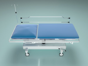 Emergency Service Stretcher 3D Model