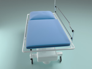 Emergency Service Stretcher 3D Model
