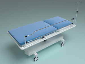Emergency Service Stretcher 3D Model