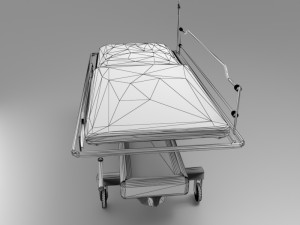 Emergency Service Stretcher 3D Model
