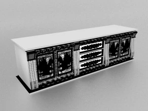 Massive Console 3D Model