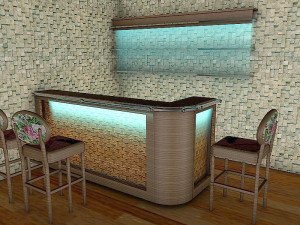American Bar 6 Modelo 3D