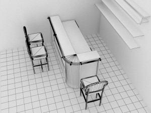 American Bar 6 3D Model