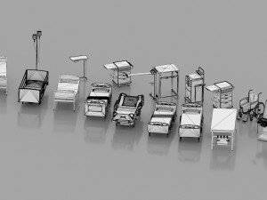 Hospital Goods Collection 3D Model