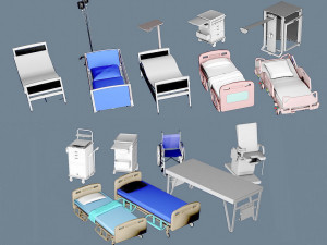 Hospital Goods Collection 3D Модель