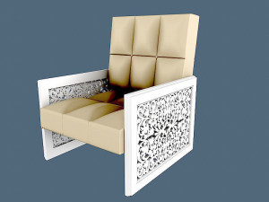 Armchair Pack - 24 Pieces 3D Model