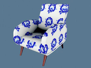 Armchair Pack - 24 Pieces 3D Model