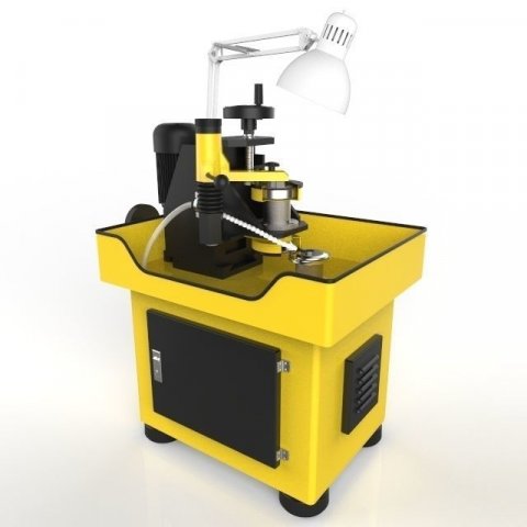 Saw and Diamond Blade Sharpening Machine Modelo 3D .c4d .max .obj .3ds .fbx .stl .blend 