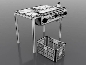 Basket Test Machine 3D Model