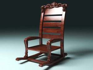 Rocking Chair 2 3D Model