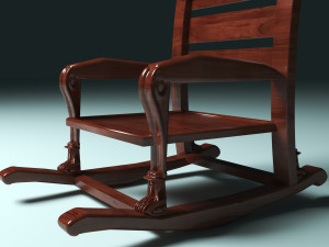 Rocking Chair 2 3D Model
