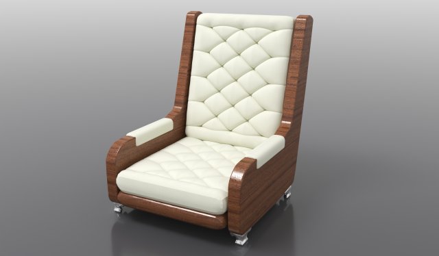 Armchair Relax Modèle 3D .c4d .max .obj .3ds .fbx .stl .blend 
