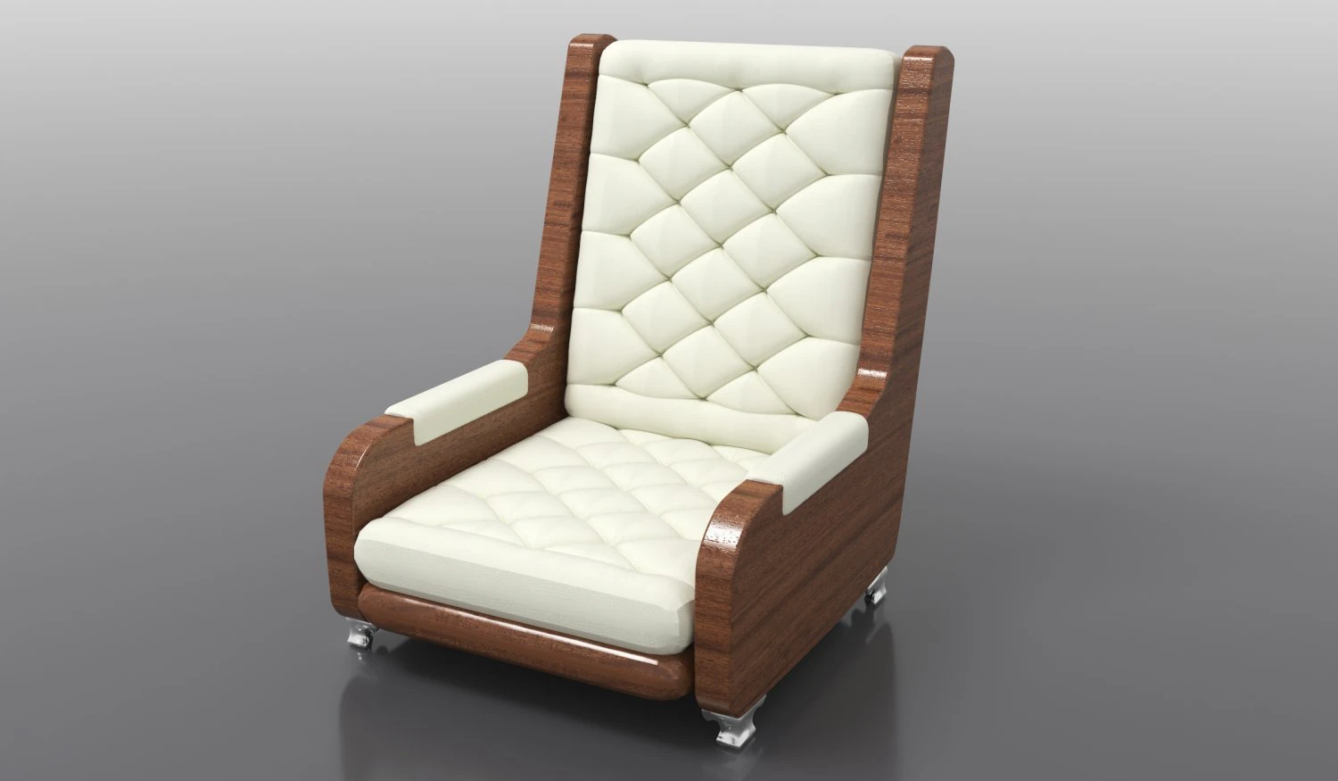 Armchair Relax 3D Model .c4d .max .obj .3ds .fbx .stl .blend