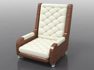 안락 의자 휴식 3D 모델