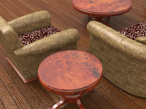 Living Room Set 3D Model