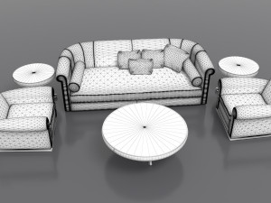 Living Room Set 3D Model