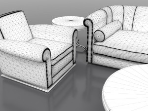 Living Room Set 3D Model