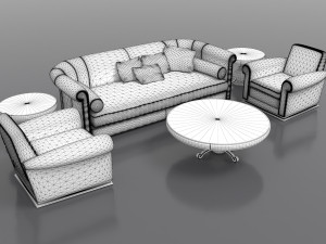 Living Room Set 3D Model