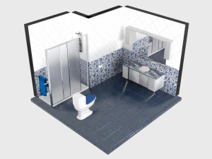 Bathroom 4K 3D Model