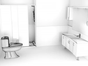 Bathroom 4K 3D Model