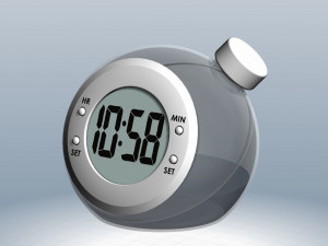 Water Powered Clock 3D Model