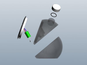 Water Powered Clock 3Dモデル