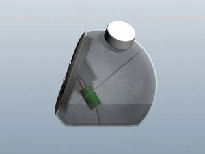 Water Powered Clock 3D Model