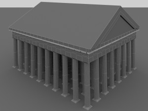 Ancient Structure 3D Model