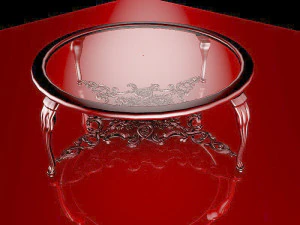 Coffee Table Set 3D Model
