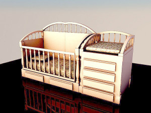 Baby Bed 3D Model