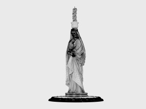 Candlestick Madonna Model 3D