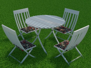 Garden Furniture 3D 模型