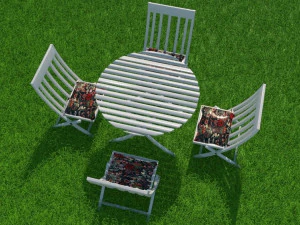 Garden Furniture 3D Model