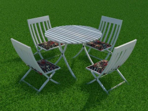 Garden Furniture 3D Model