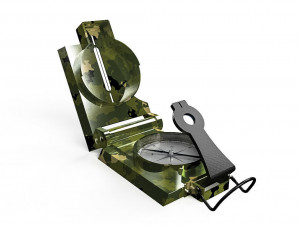 Lensatic Compass 3D Model