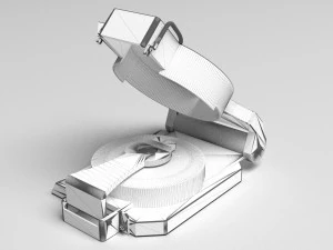 Lensatic Compass 3D Model