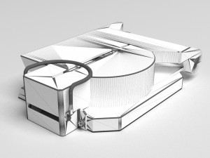 Lensatic Compass Model 3D